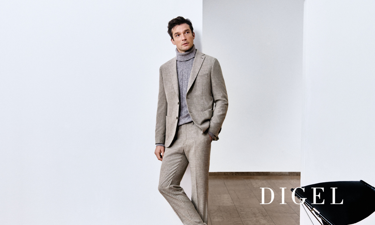 Ahler Fashion Outlet - Mann trägt Digel