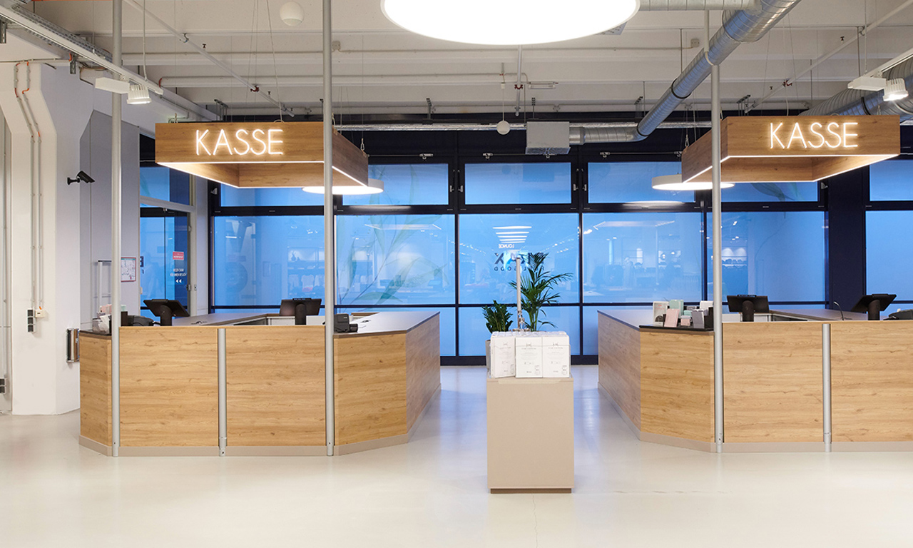 Kassenbereich von Brax